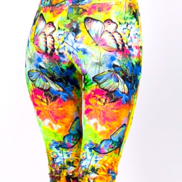 Butterfly Print Leggings🦋 - Picture 4 of 5